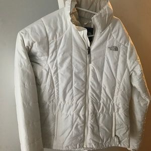 White The North Face Puff Jacket❤️🌹